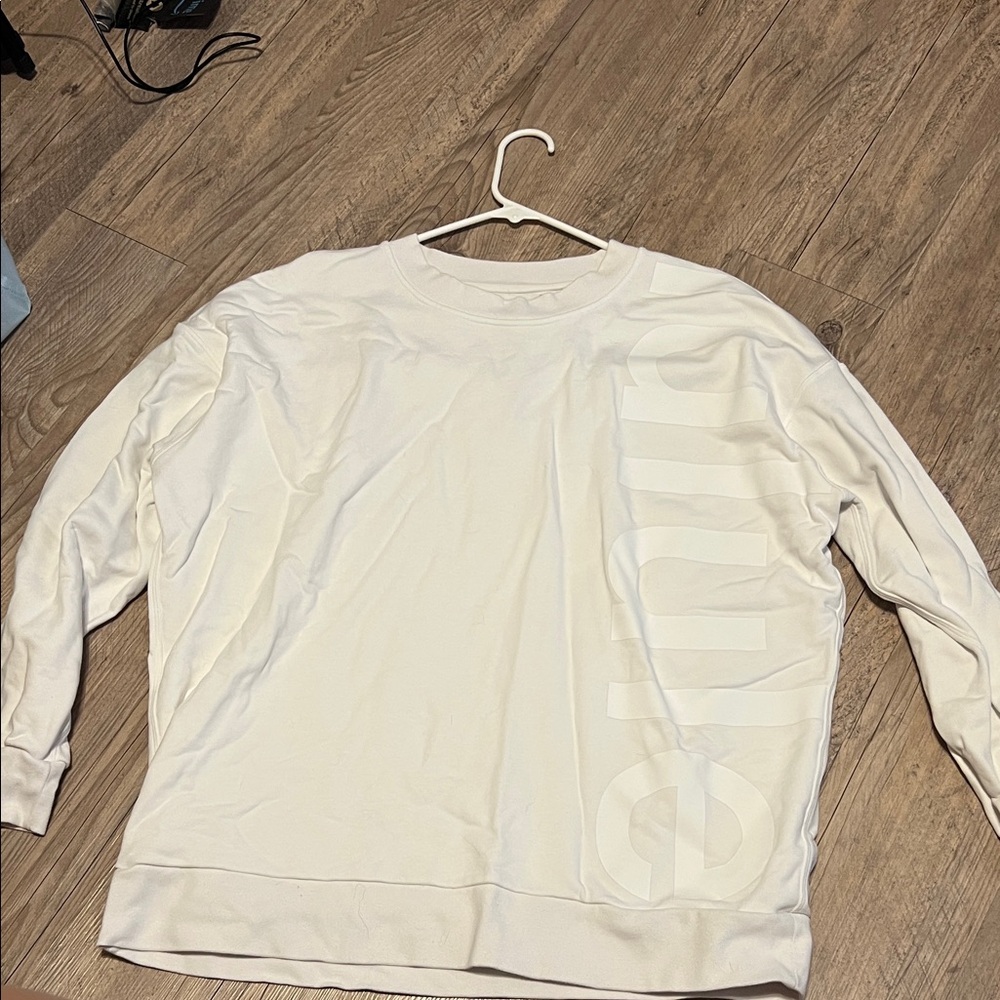 lululemon athletica Cream Crew Neck Sweater